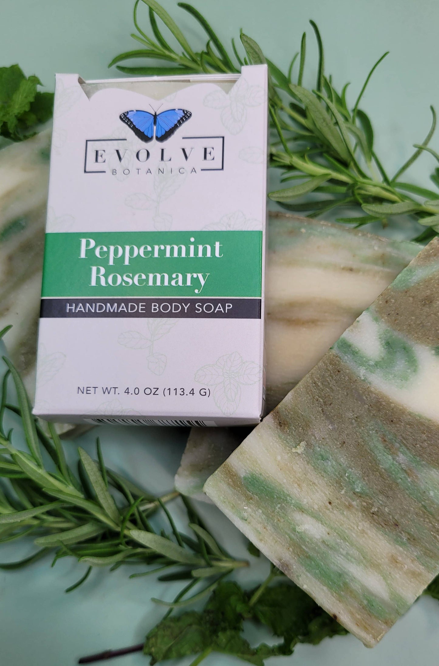 Natural Bar Soap - Peppermint Rosemary