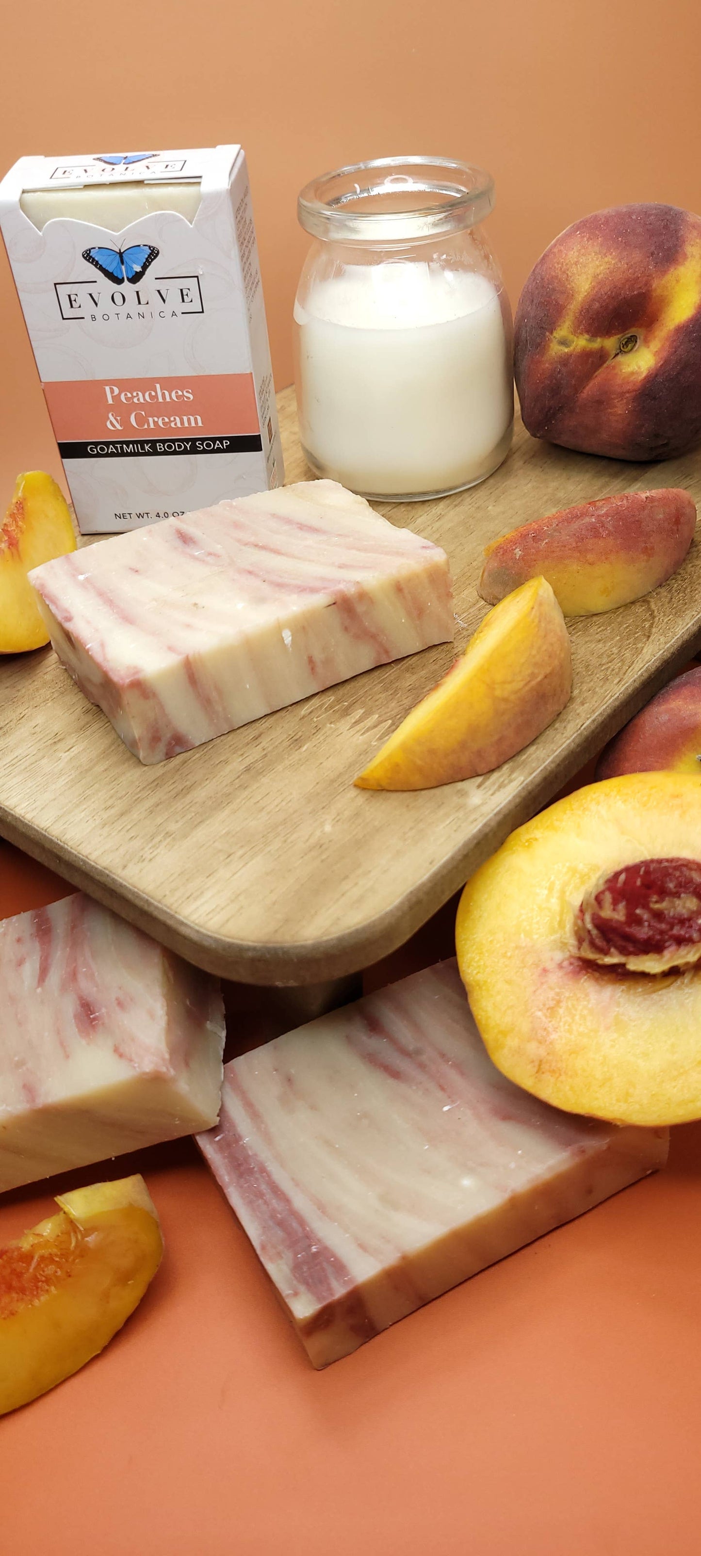 Natural Bar Goatmilk Soap Wholesale - Peaches and Cream