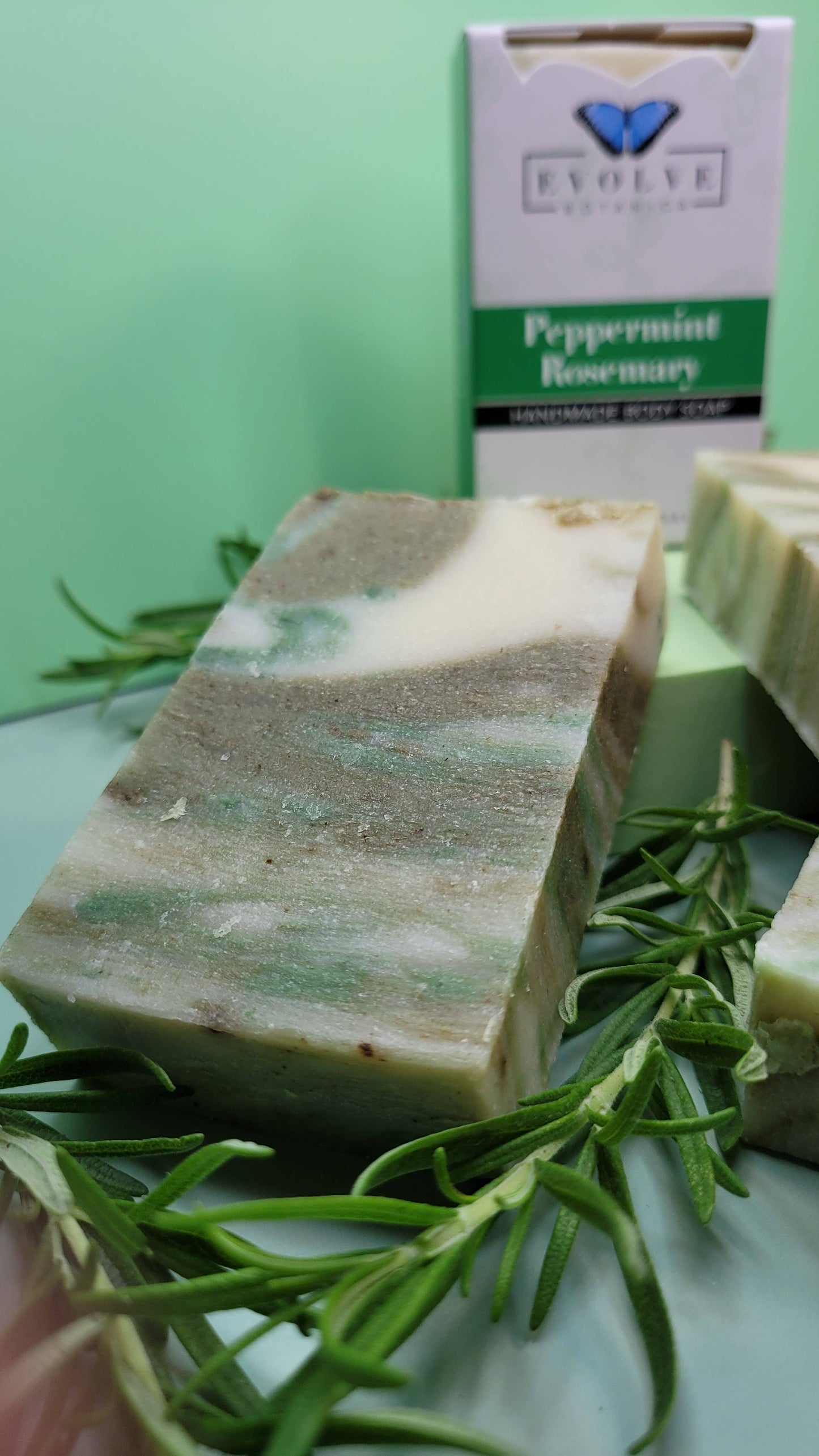 Natural Bar Soap - Peppermint Rosemary