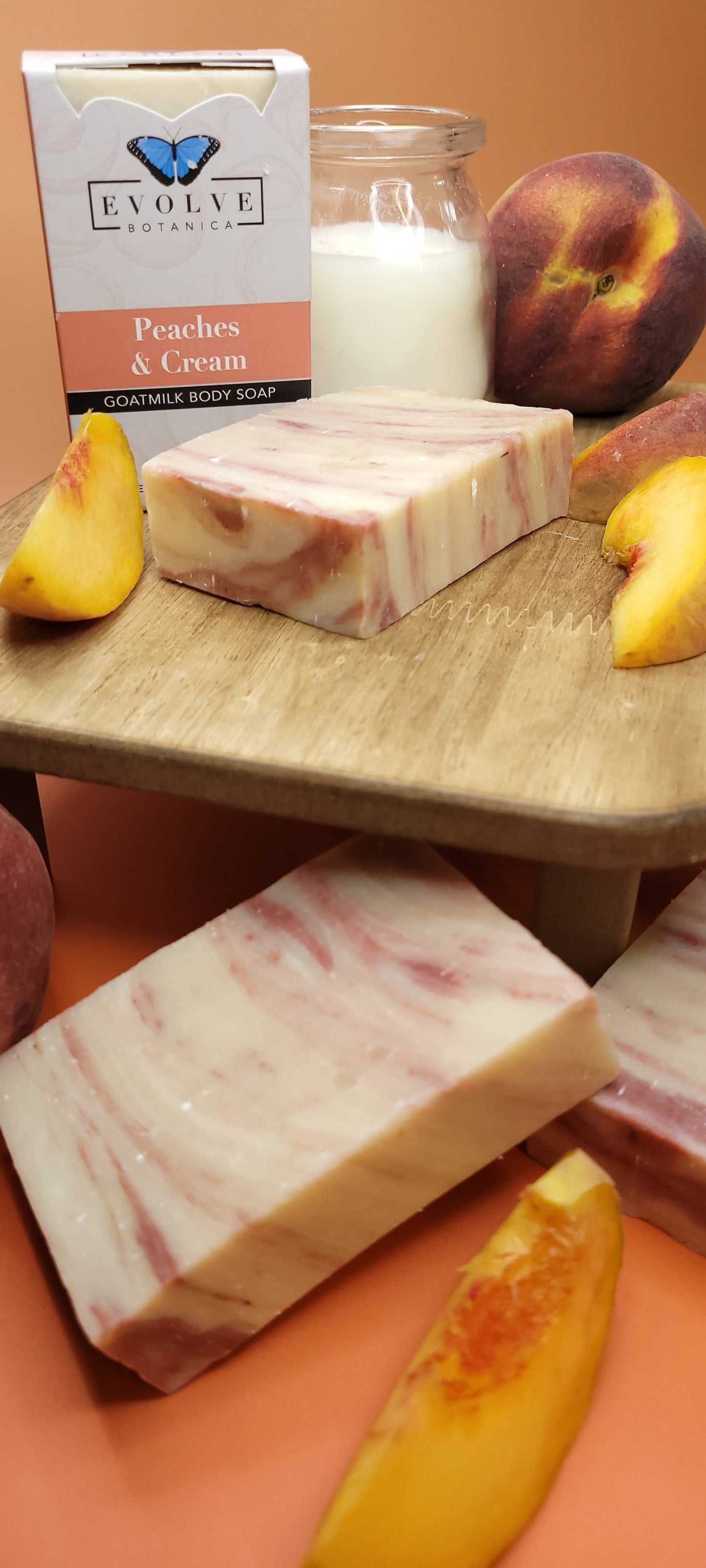 Natural Bar Goatmilk Soap Wholesale - Peaches and Cream